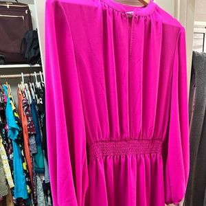 Trina Turk fuschia dress.